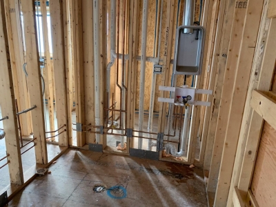 Rough Mechanical And Plumbing Stage - Addison IV Eco-Smart Model Home 00020.