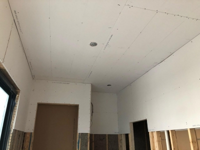 Drywall Installation Stage - Addison IV Eco-Smart Model Home 00005.