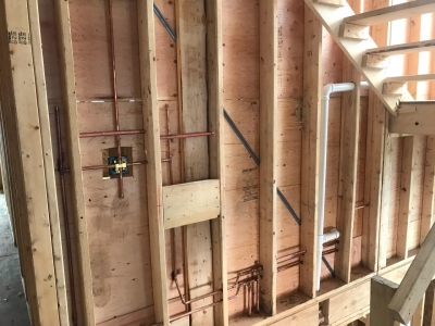 Rough Mechanical And Plumbing Stage - Addison IV Eco-Smart Model Home 00002.