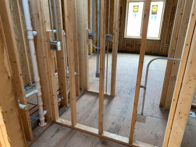 Rough Mechanical And Plumbing Stage - Addison IV Eco-Smart Model Home 00023.